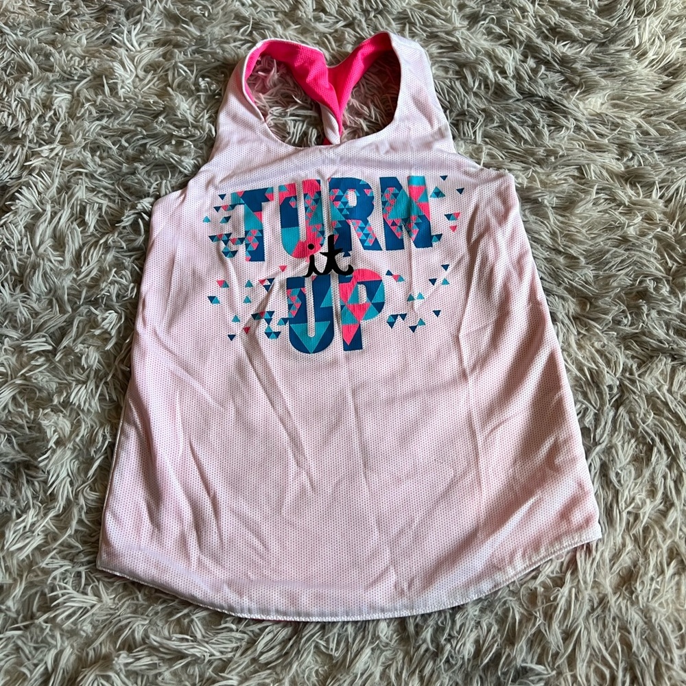 Old Navy girls “Turn it Up” reversible tank